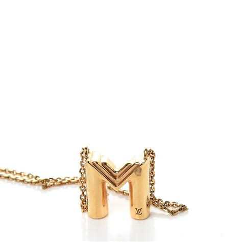 louis vuitton ketting letter m|louis vuitton jewelry collection.